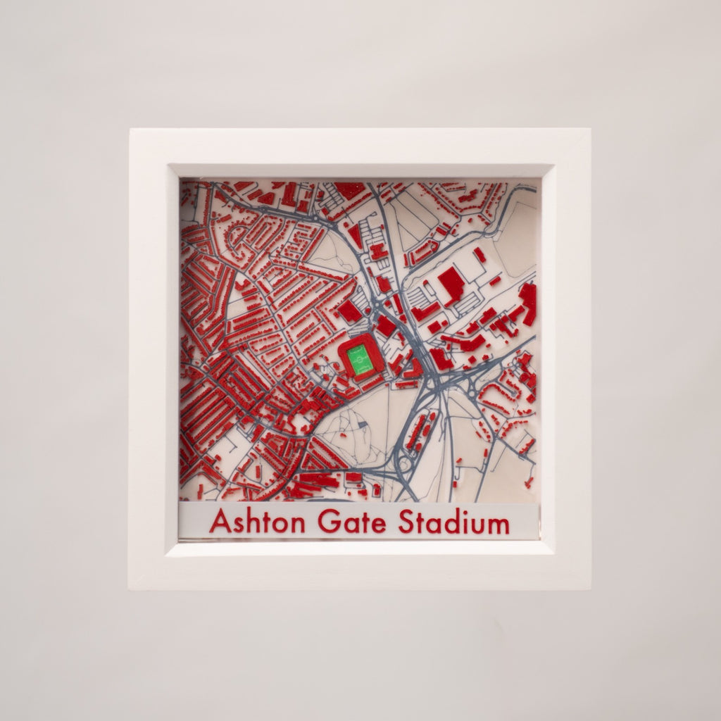 Bristol City F.C. Ashton Gate 3D Stadium Map