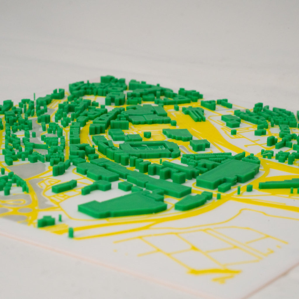 Norwich City Carrow Road 3D Stadium Map