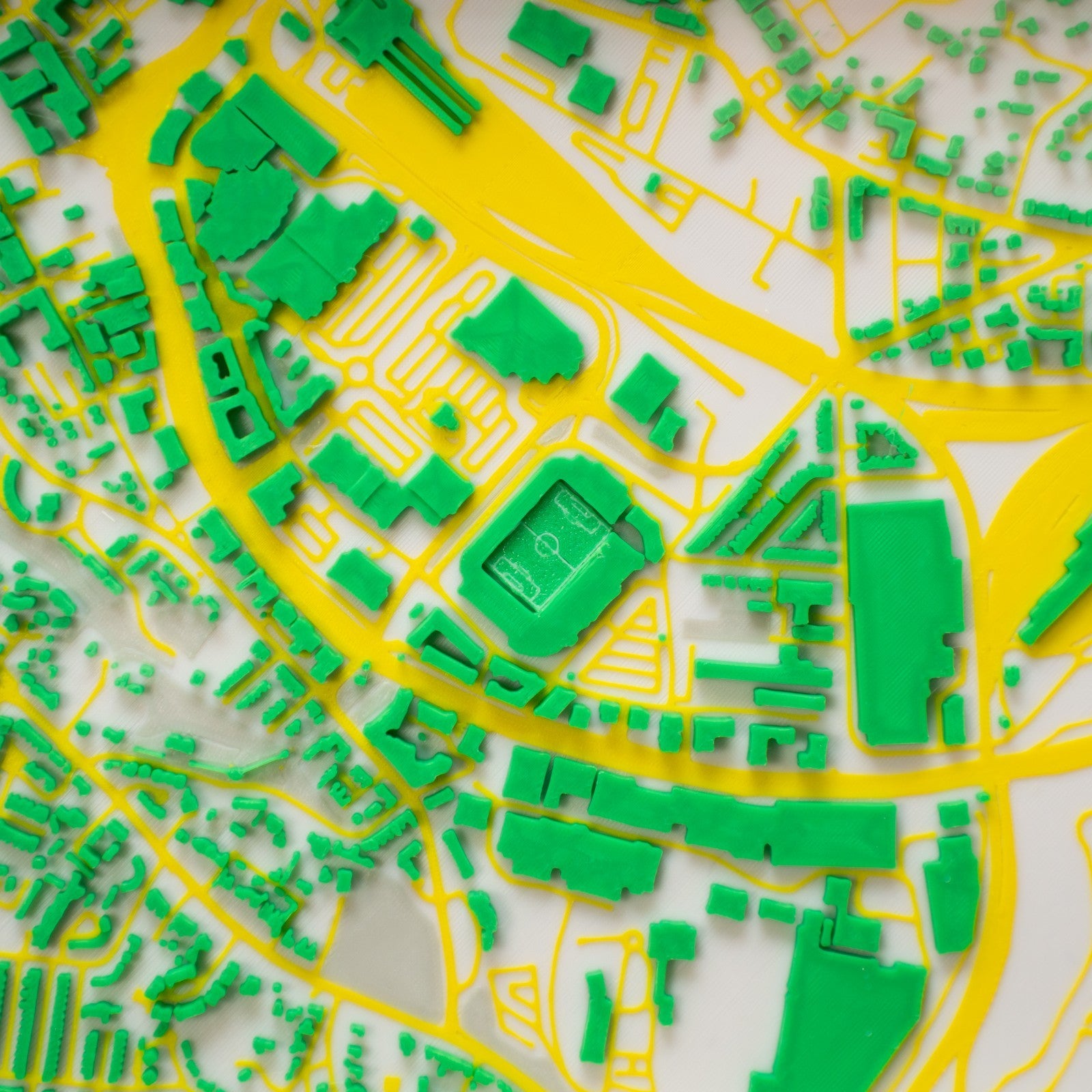 Norwich City Carrow Road 3D Stadium Map