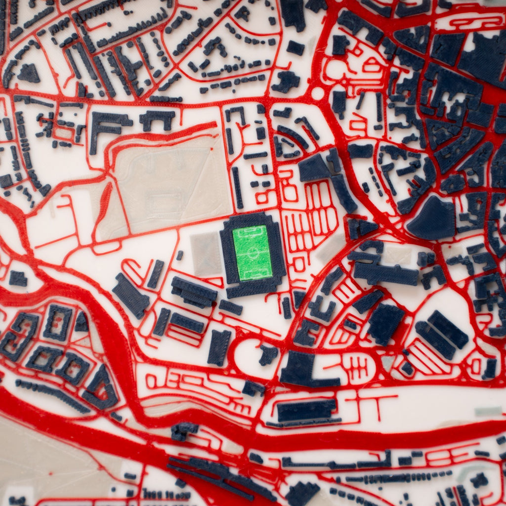 Ipswich Town Portman Road 3D Stadium Map