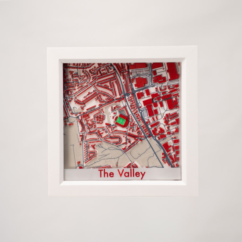 Charlton Athletic The Valley 3D Stadium Map