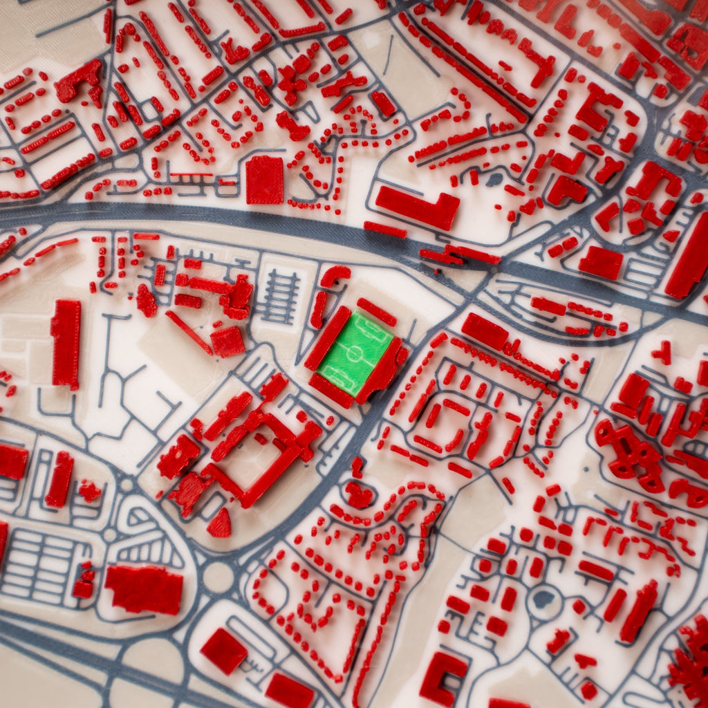 Wrexham Racecourse Ground 3D Stadium Map