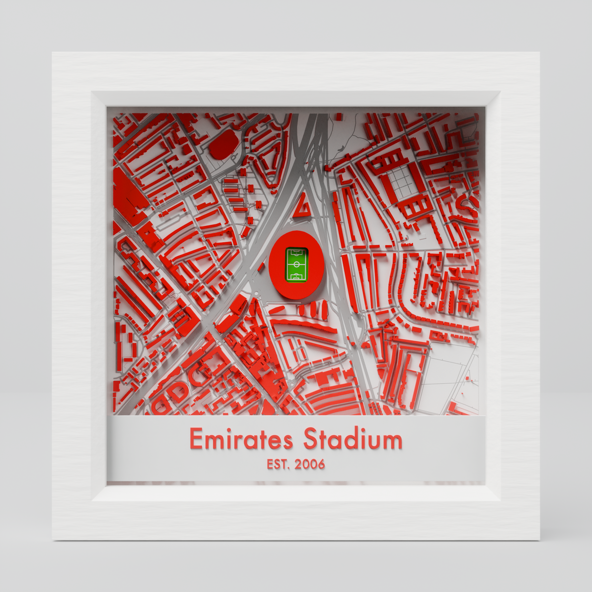 Emirates Stadium 3D Football Stadium Map - Arsenal