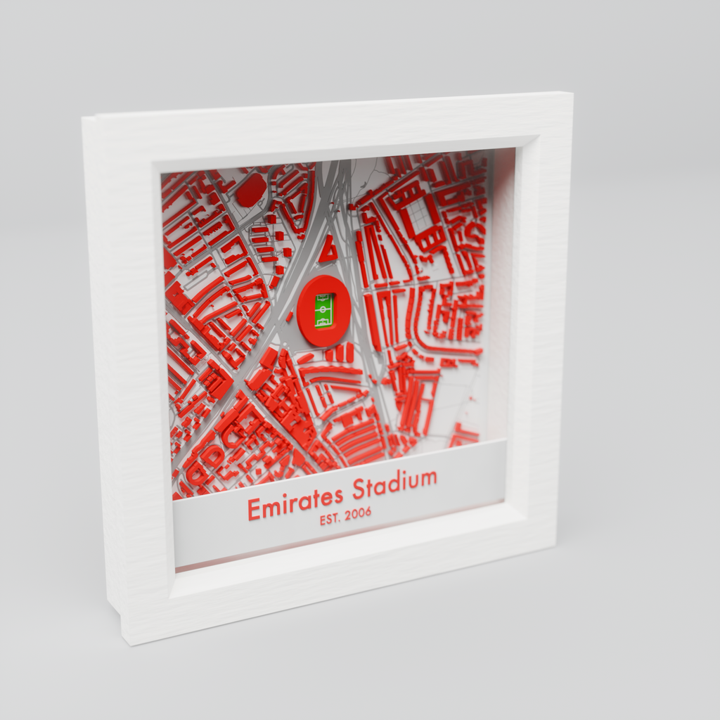 Emirates Stadium 3D Football Stadium Map - Arsenal