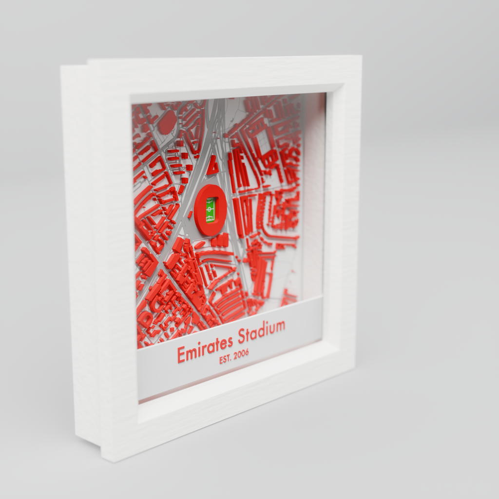 Emirates Stadium 3D Football Stadium Map - Arsenal