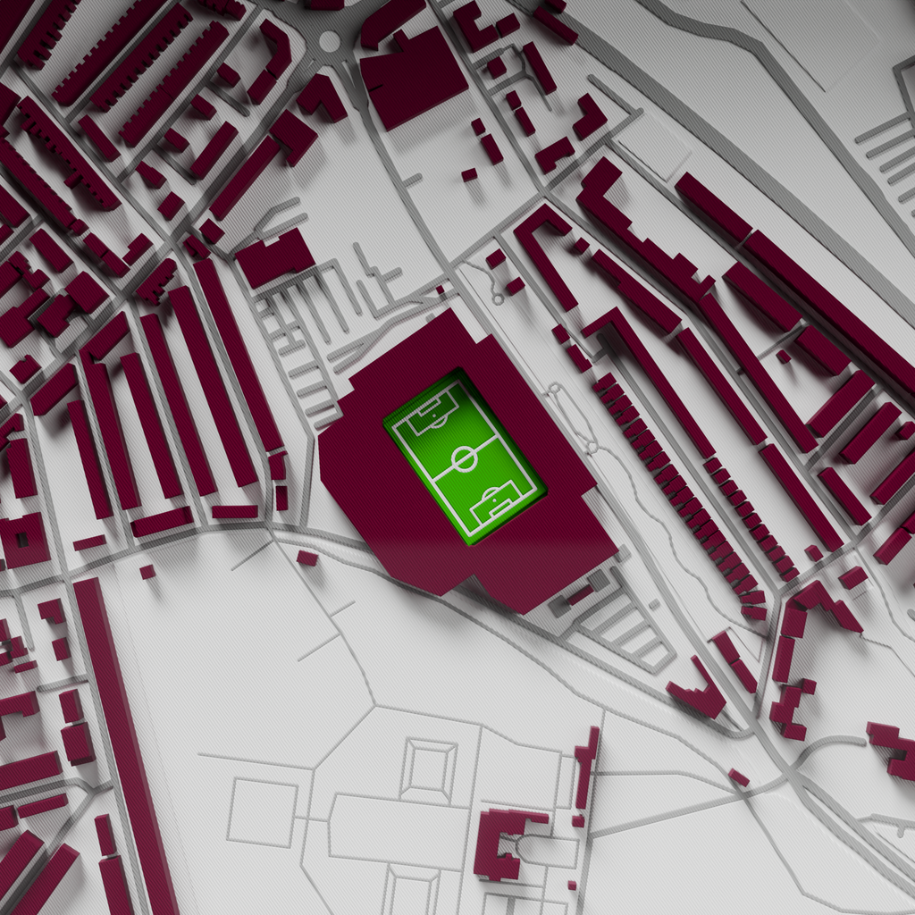 Villa Park 3D Football Stadium Map - Aston Villa