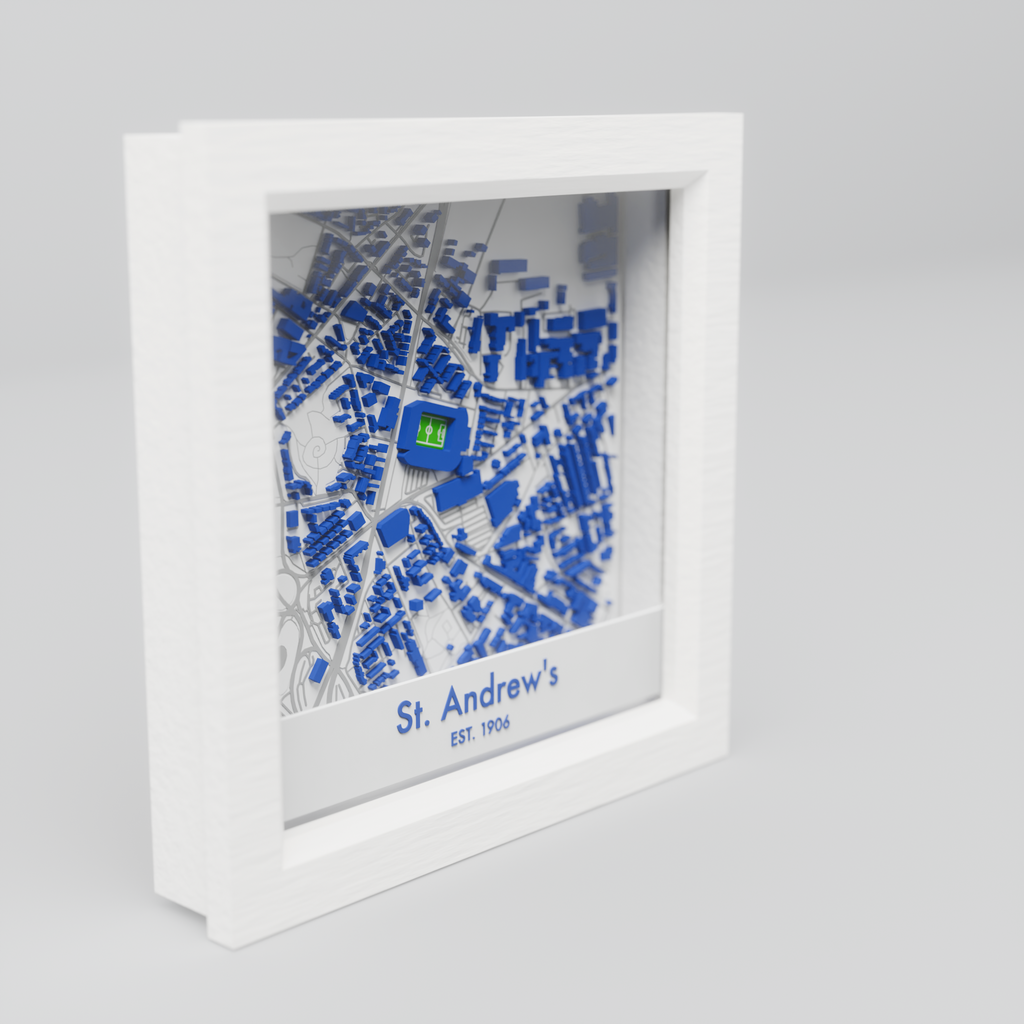 St Andrew's Stadium 3D Football Map - Birmingham