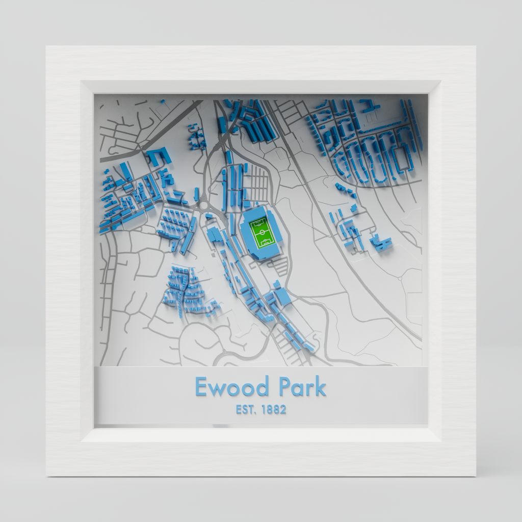 Ewood Stadium 3D Football Map - Blackburn