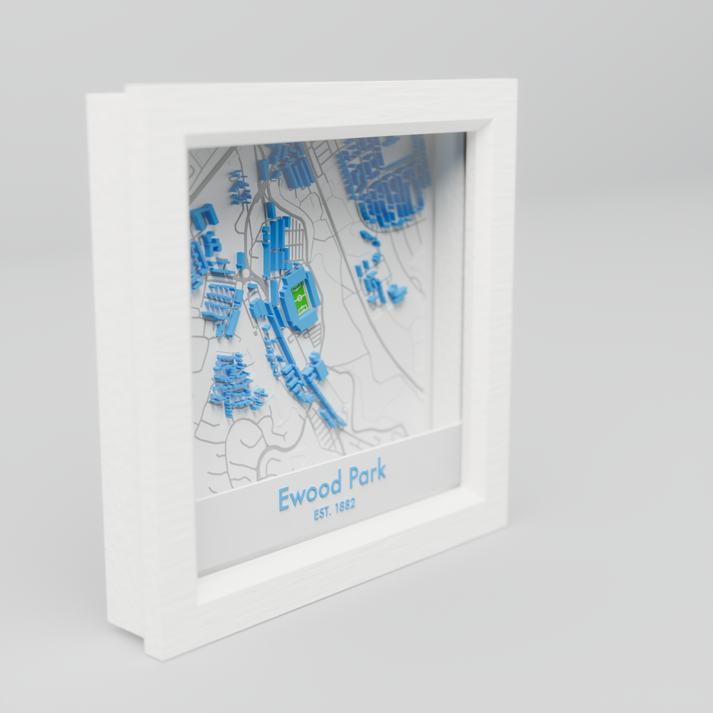 Ewood Stadium 3D Football Map - Blackburn