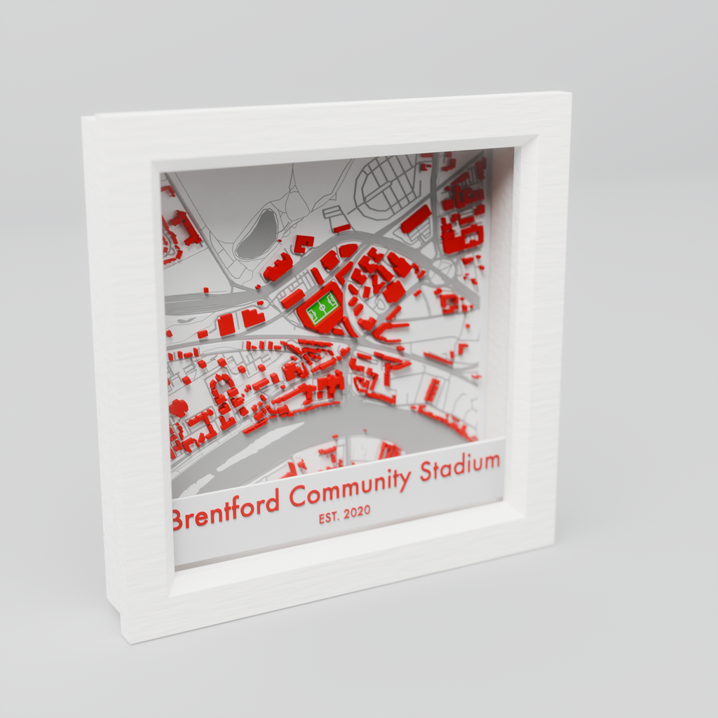 Brentford Community Stadium 3D Football Map - Brentford
