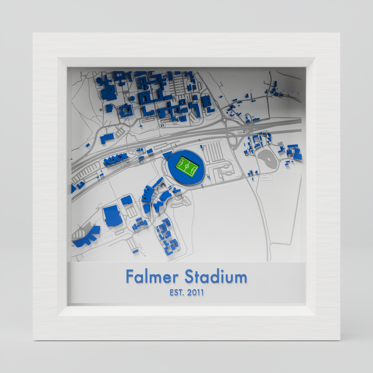 Falmer Stadium 3D Football Stadium Map - Brighton