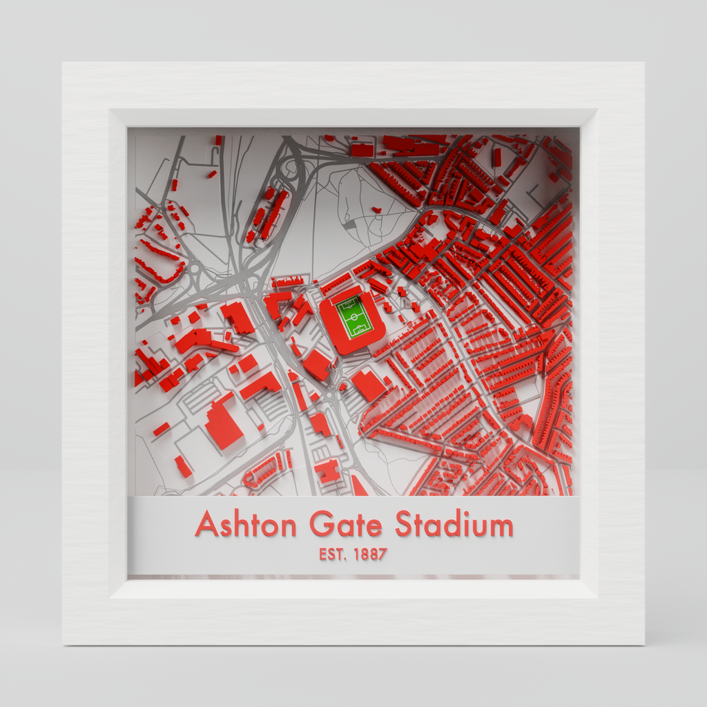 Ashton Gate Stadium 3D Football Map - Bristol City