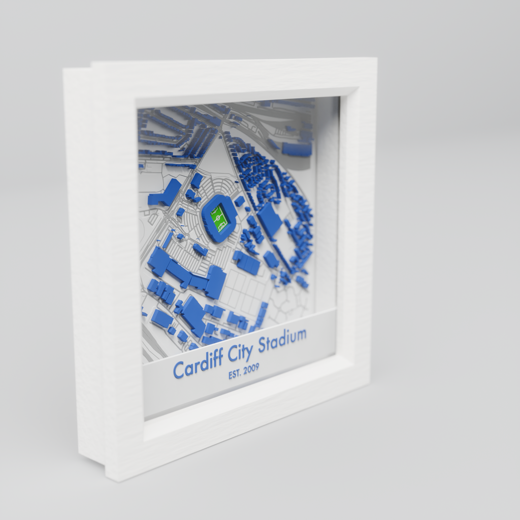 Cardiff City Stadium 3D Football Map - Cardiff