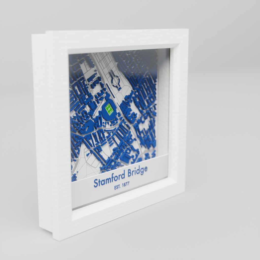 Stamford Bridge Stadium 3D Football Map - Chelsea
