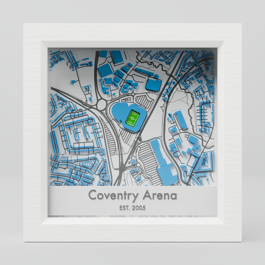 Coventry City Stadium 3D Football Map - Coventry