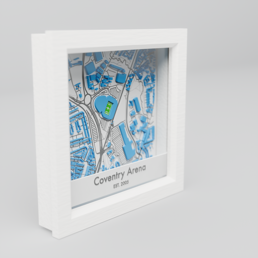 Coventry City Stadium 3D Football Map - Coventry