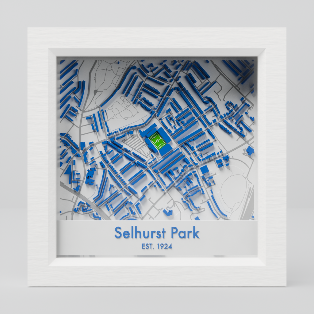 Selhurst Park Stadium 3D Football Map - Crystal Palace
