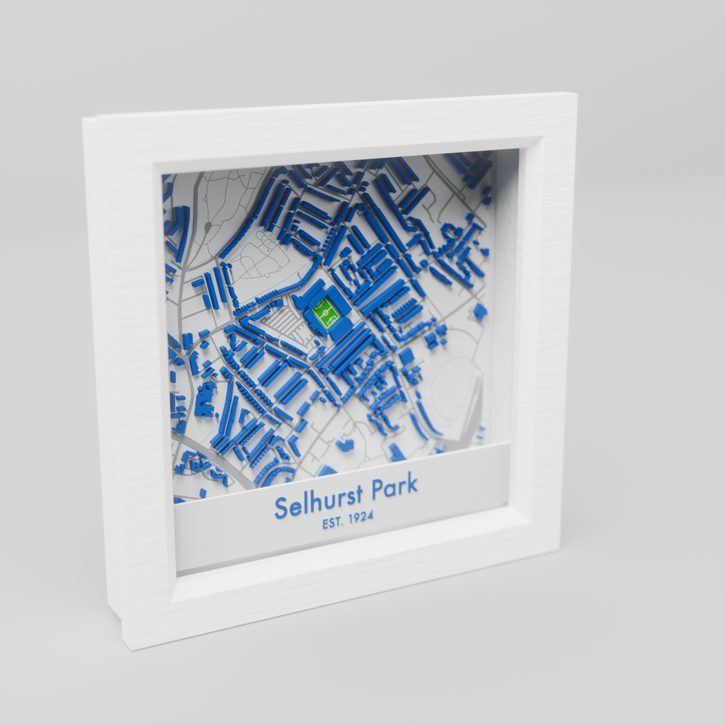 Selhurst Park Stadium 3D Football Map - Crystal Palace