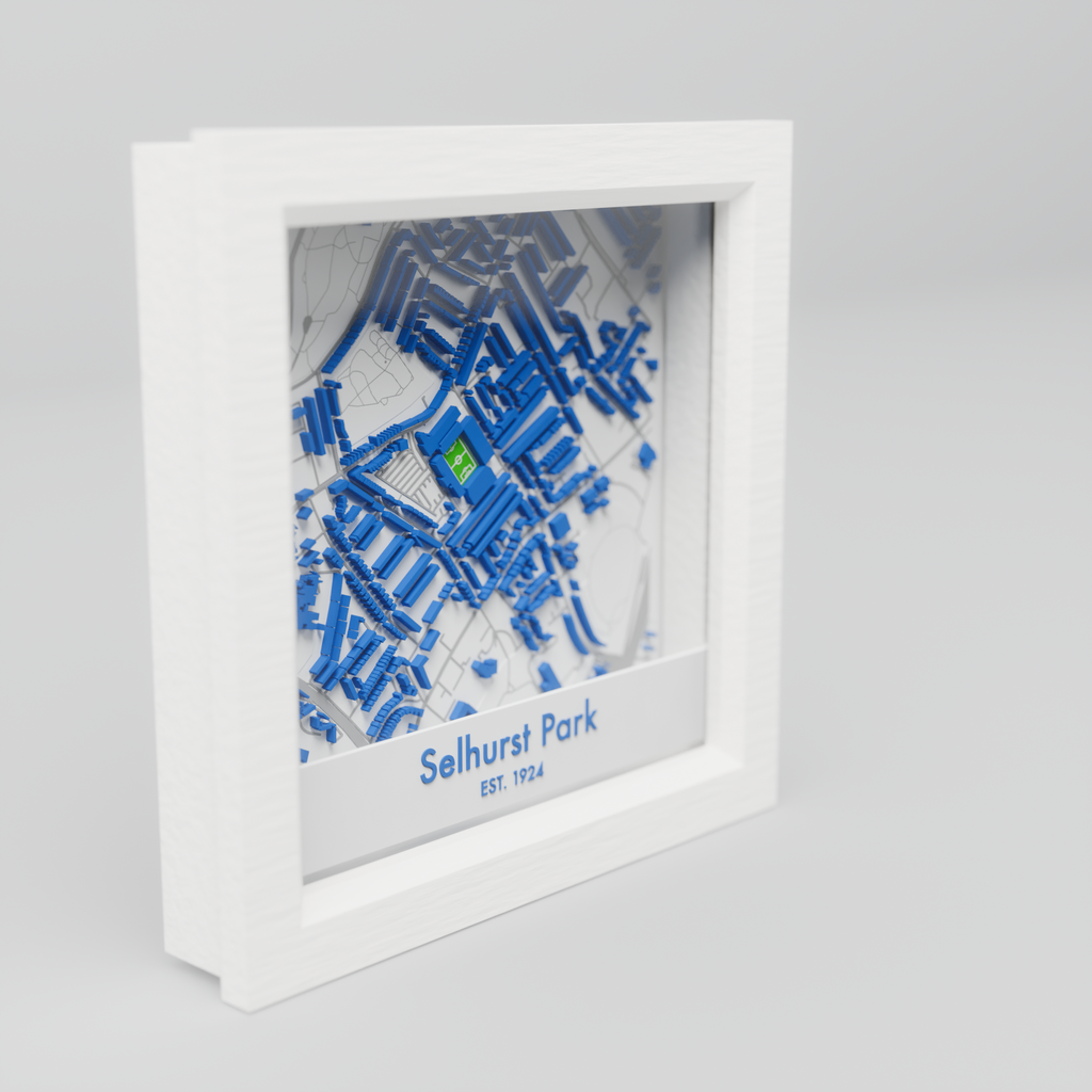 Selhurst Park Stadium 3D Football Map - Crystal Palace