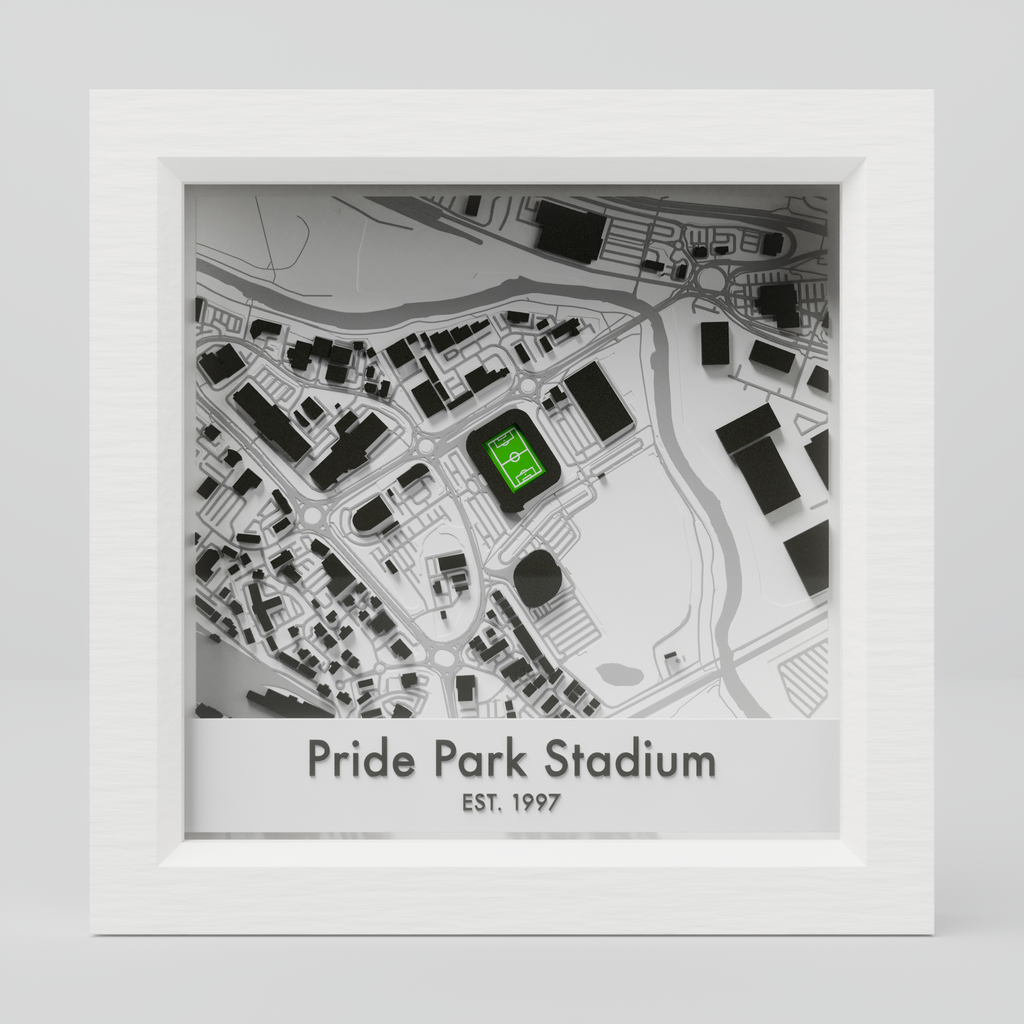 Pride Park Stadium 3D Football Map - Derby