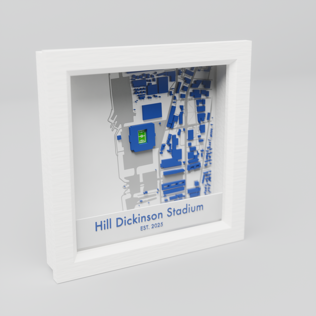 Hill Dickinson Stadium 3D Football Map - Everton