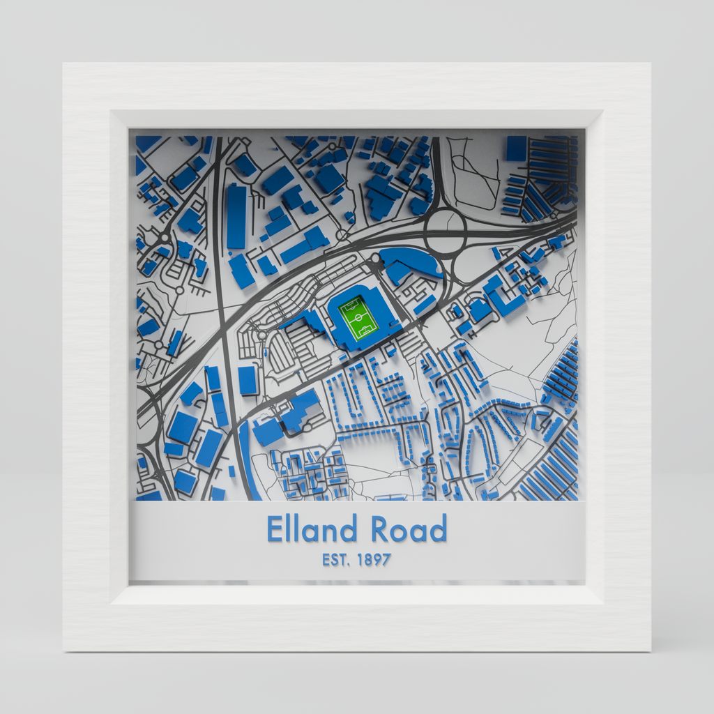 Elland Road Stadium 3D Football Map - Leeds