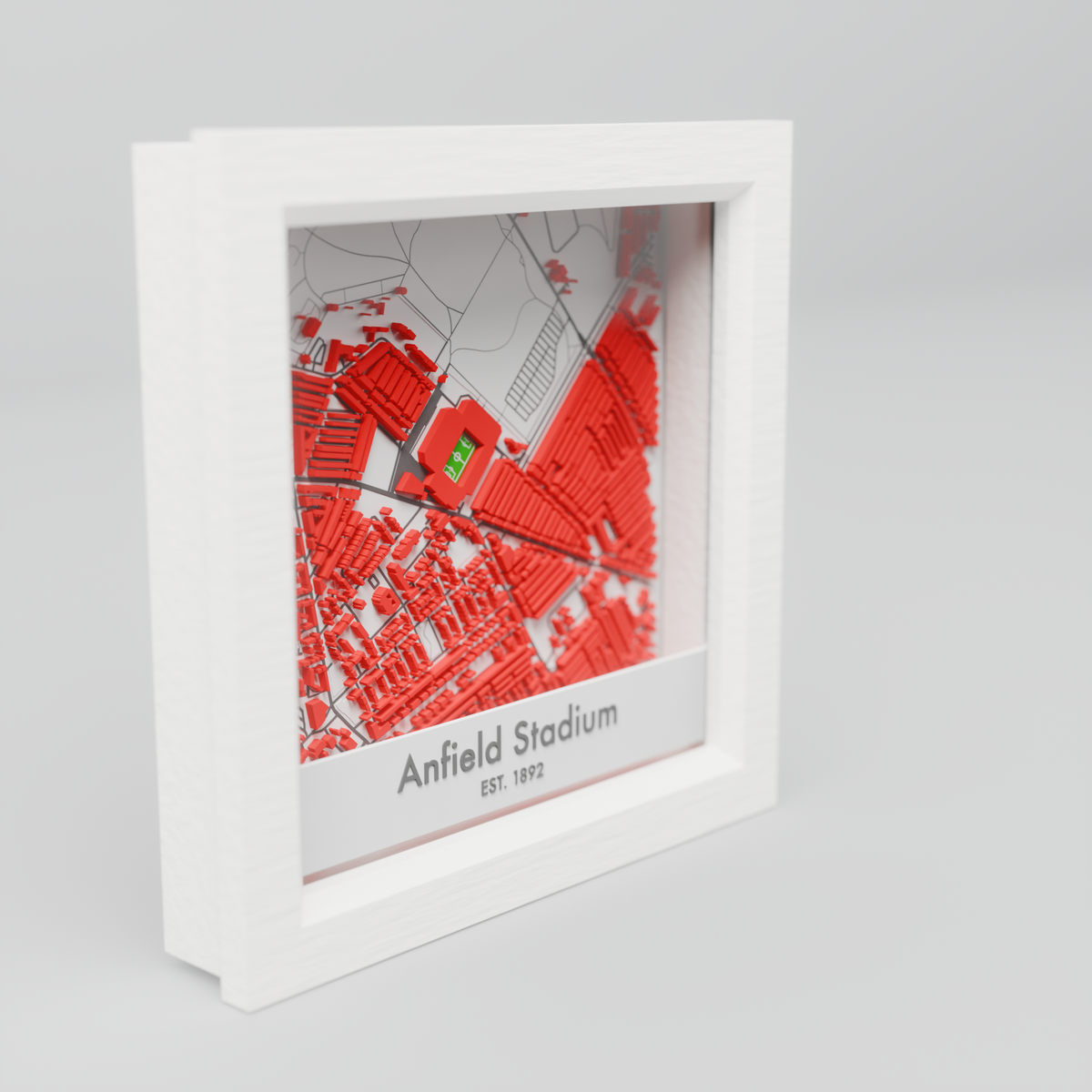 Anfield Stadium 3D Football Map - Liverpool
