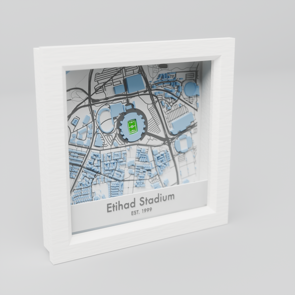 Etihad Stadium 3D Football Stadium Map - Manchester