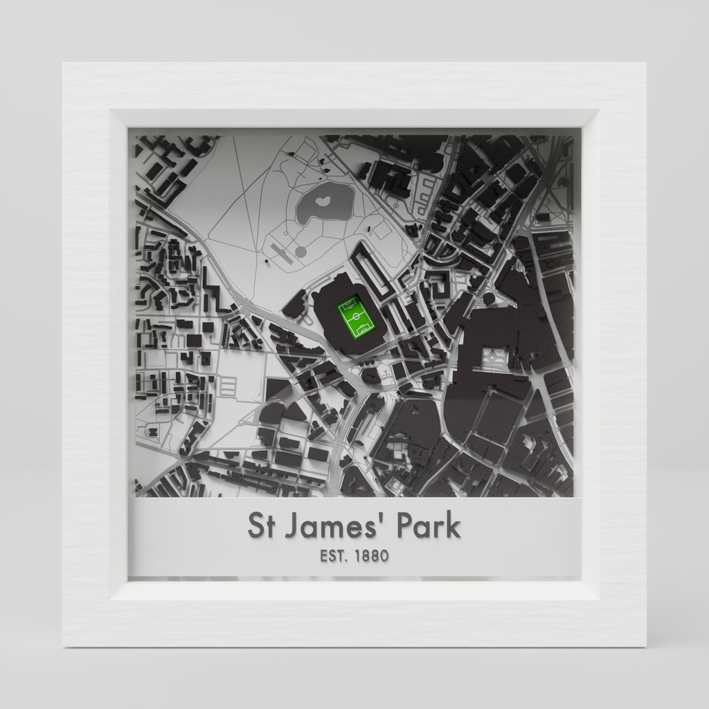 St James’ Park Stadium 3D Football Map - Newcastle