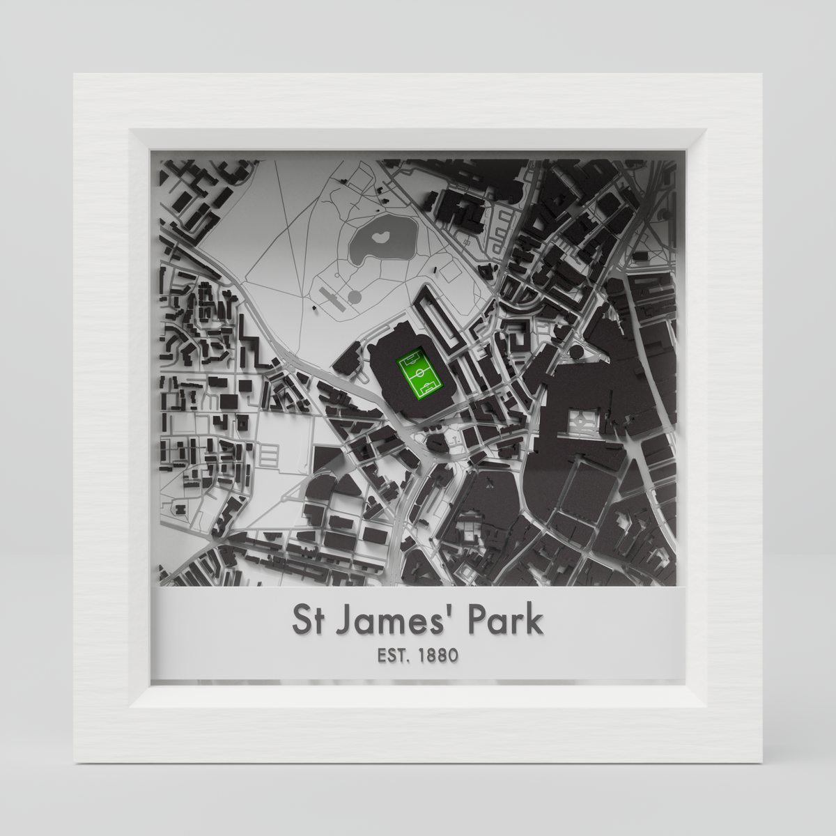 St James’ Park Stadium 3D Football Map - Newcastle