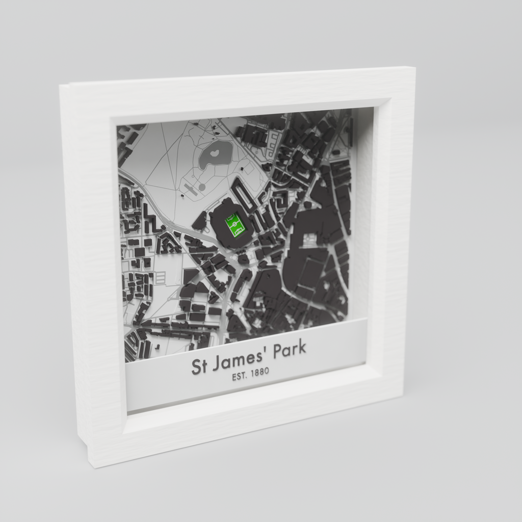 St James’ Park Stadium 3D Football Map - Newcastle