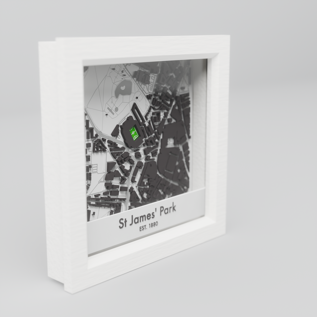 St James’ Park Stadium 3D Football Map - Newcastle