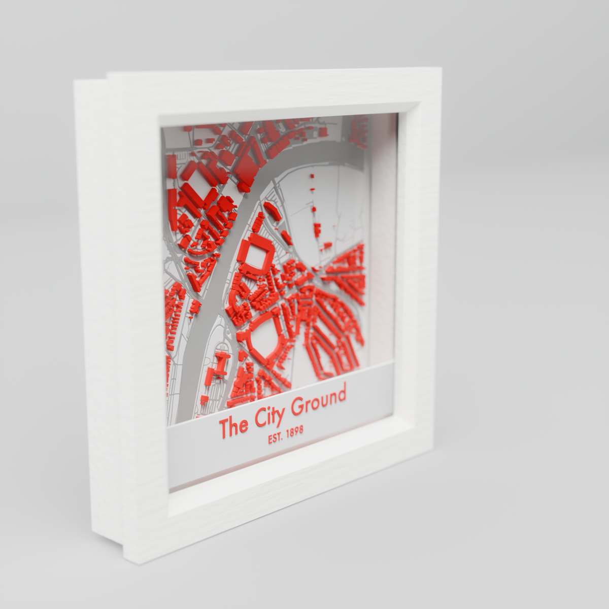 The City Ground Stadium 3D Football Map - Nottingham