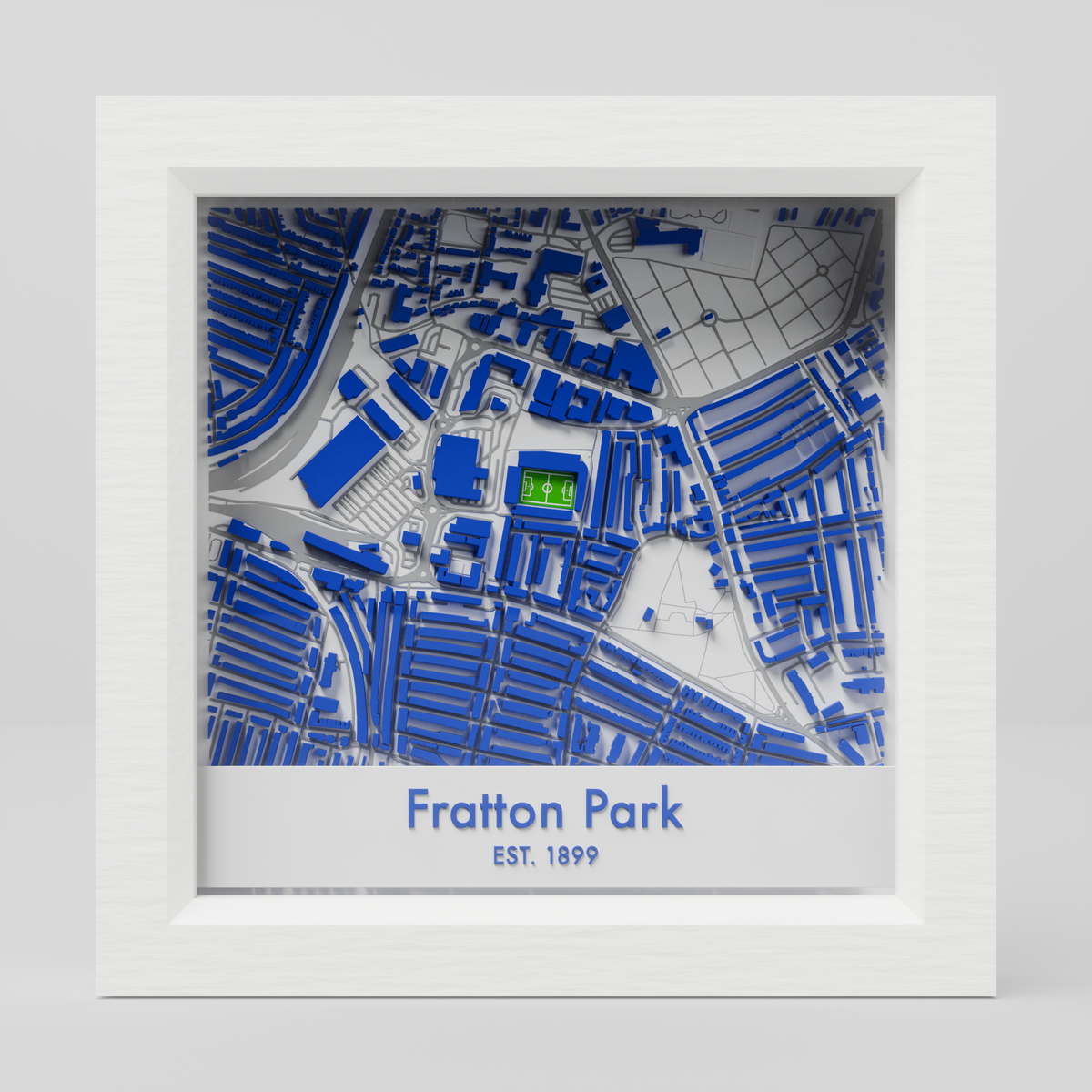 Fratton Park Stadium 3D Football Map - Portsmouth