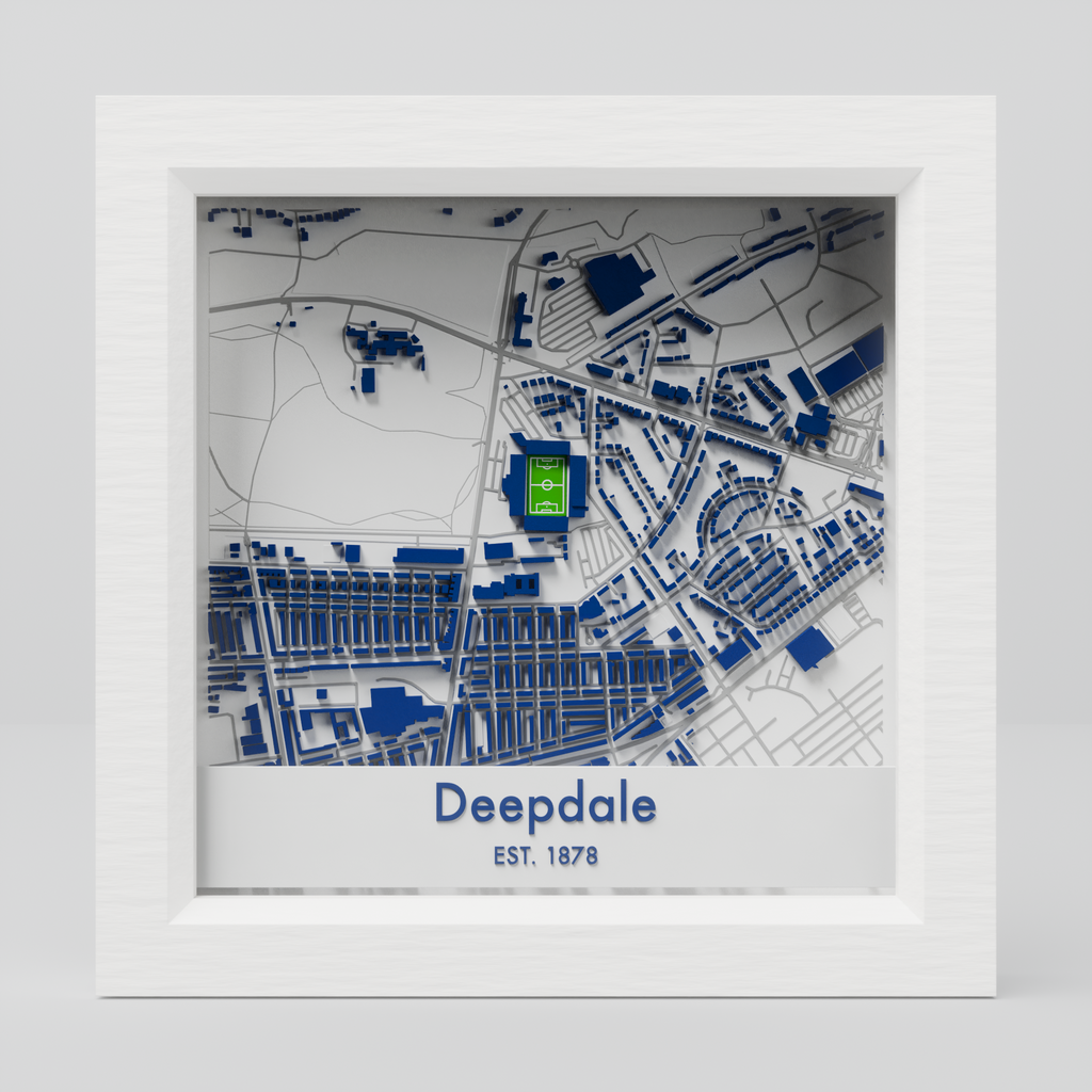 Deepdale 3D Football Stadium Map - Preston