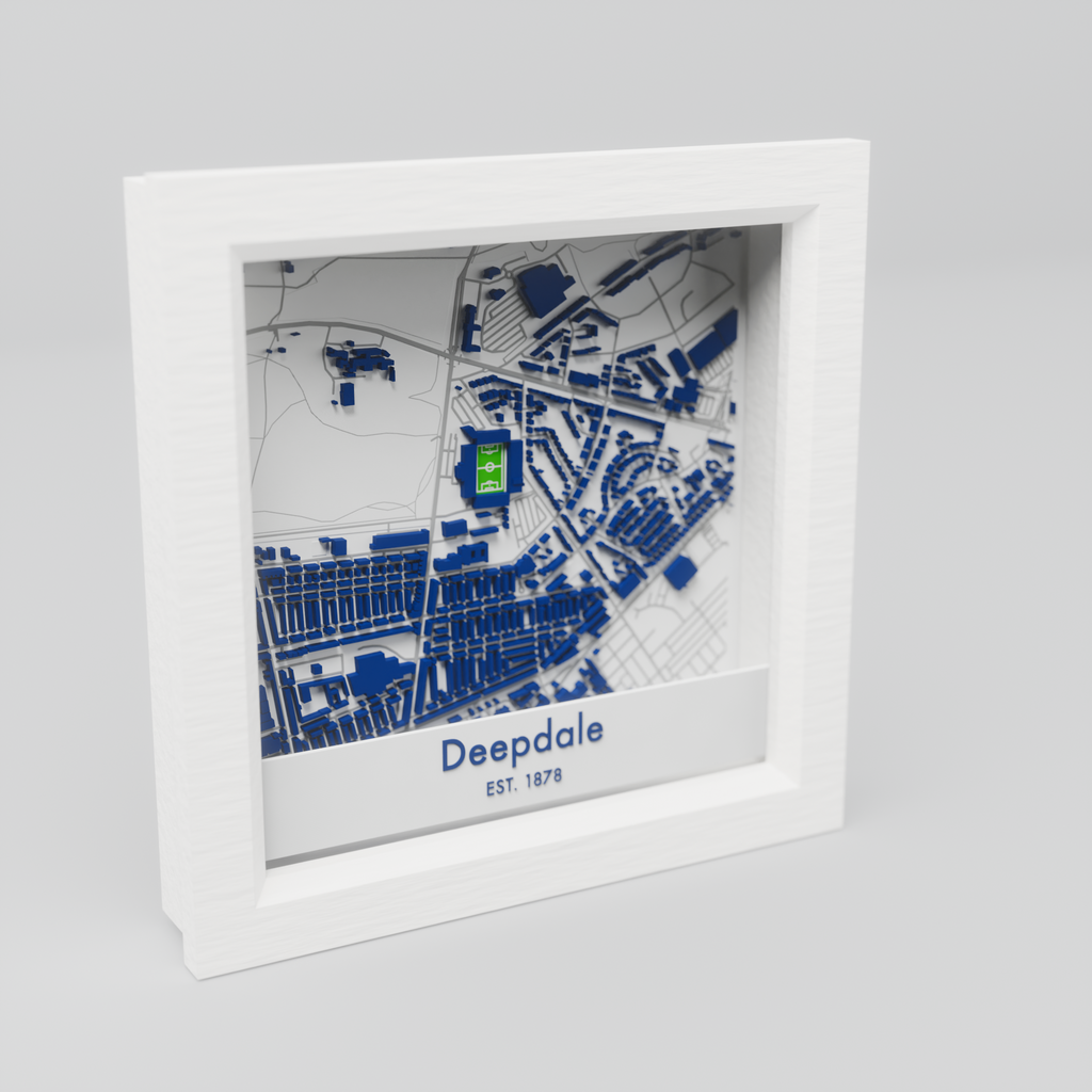 Deepdale 3D Football Stadium Map - Preston