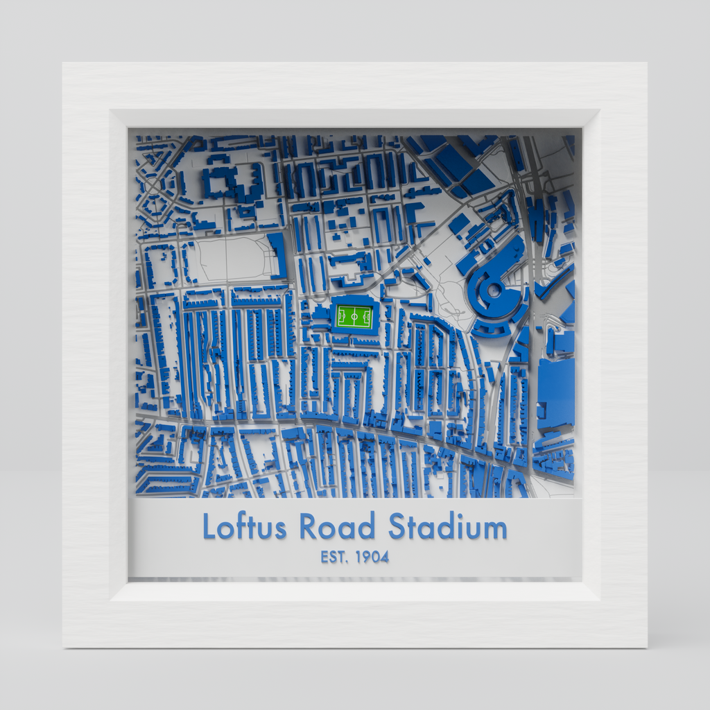 Loftus Road Stadium 3D Football Map - QPR
