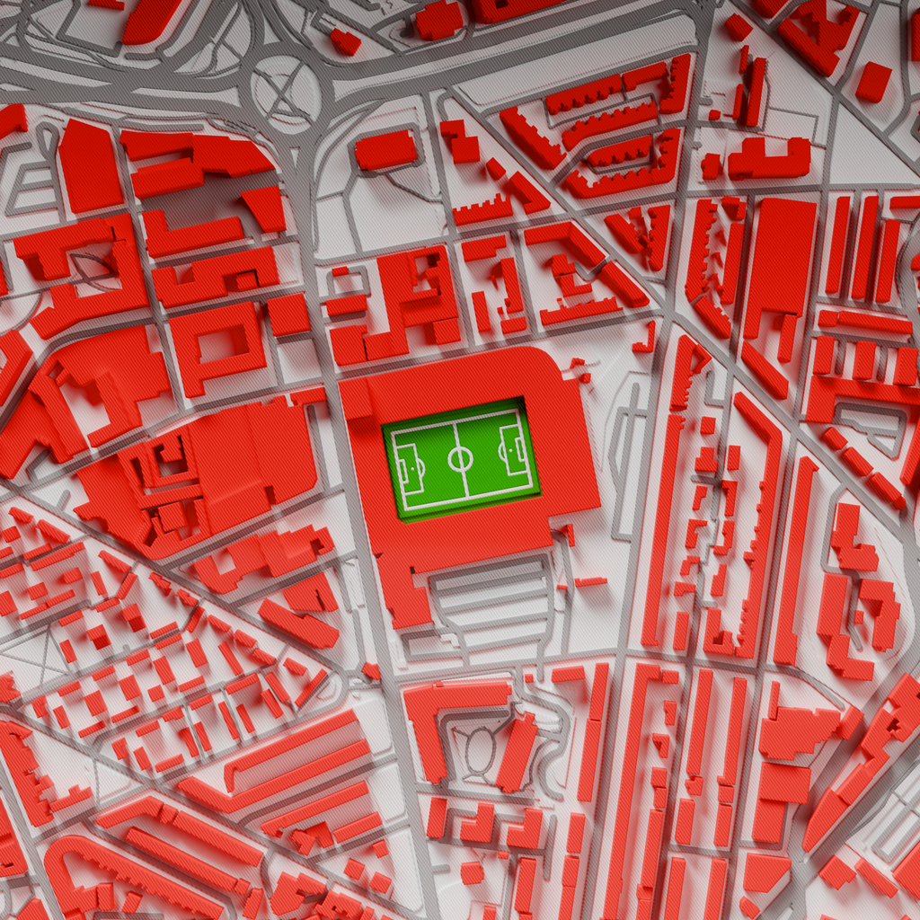 Bramall Lane Stadium 3D Football Map - Sheffield United