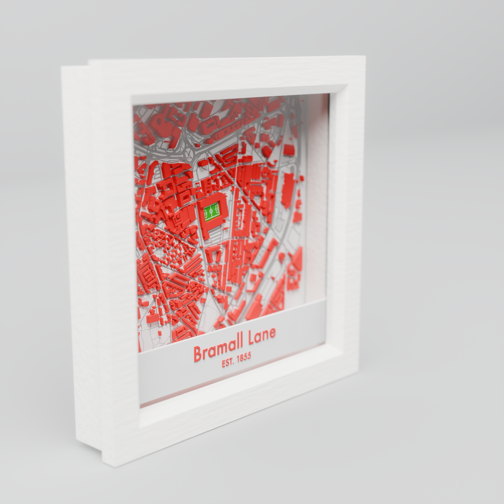 Bramall Lane Stadium 3D Football Map - Sheffield United