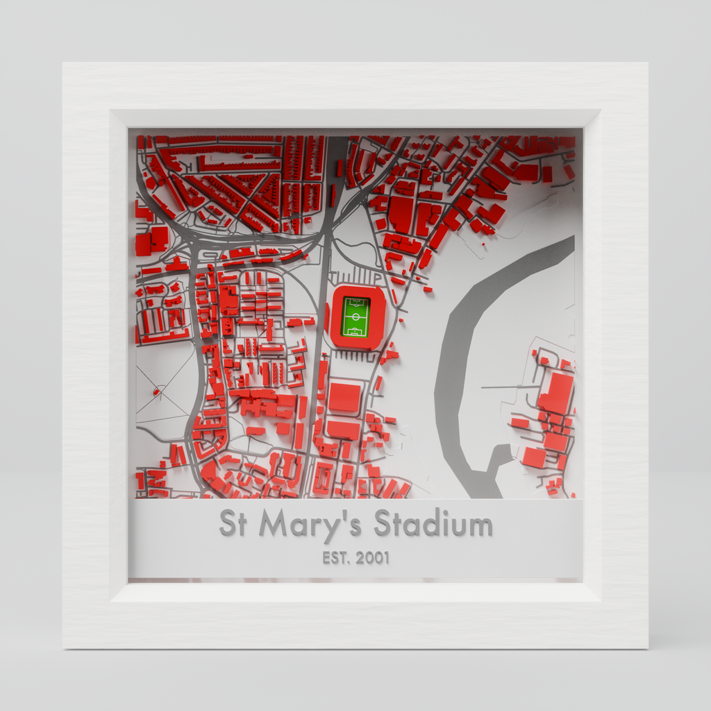 St Mary's Stadium 3D Football Stadium Map - Southampton