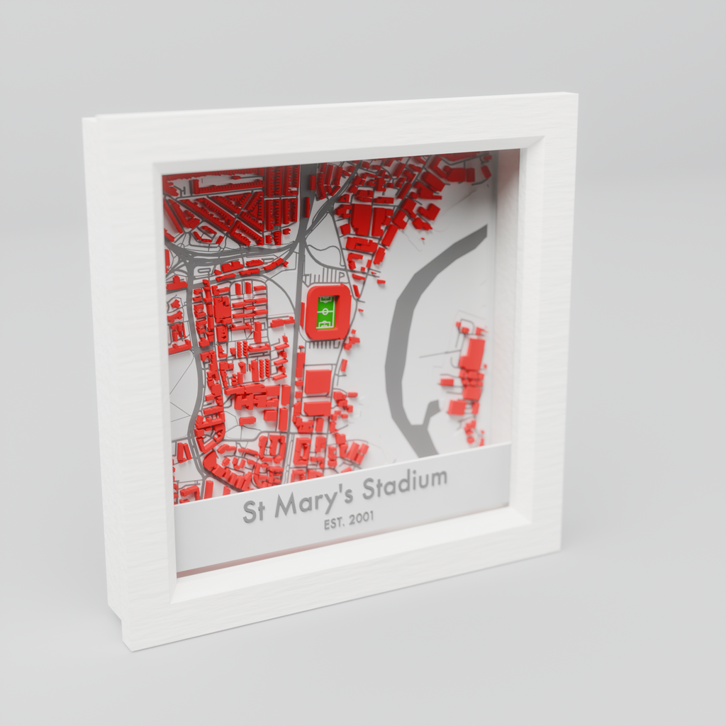 St Mary's Stadium 3D Football Stadium Map - Southampton