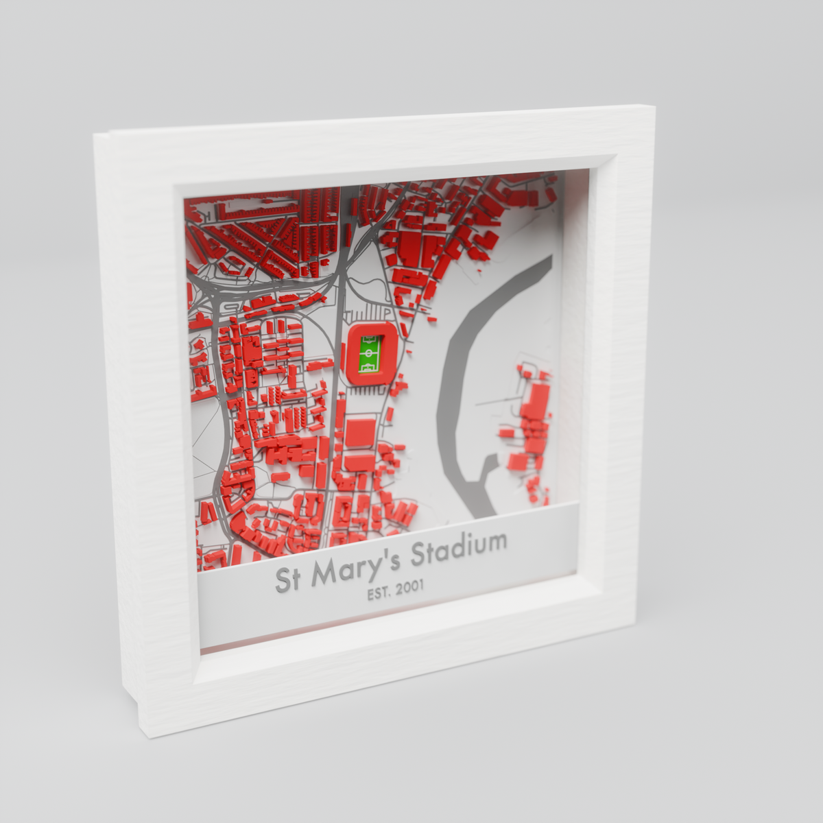 St Mary's Stadium 3D Football Stadium Map - Southampton