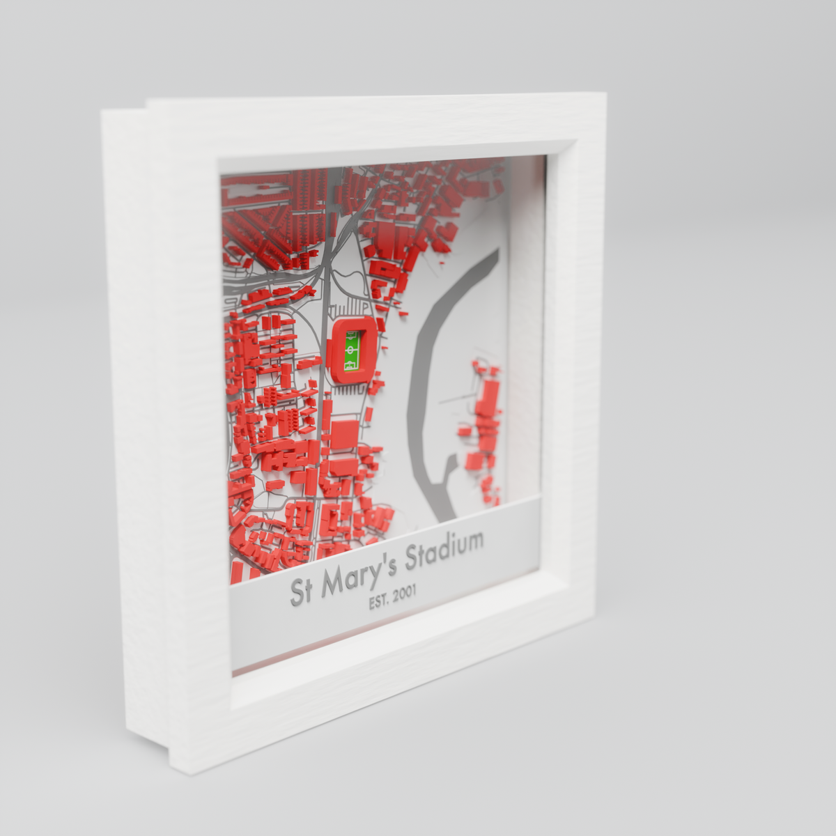 St Mary's Stadium 3D Football Stadium Map - Southampton