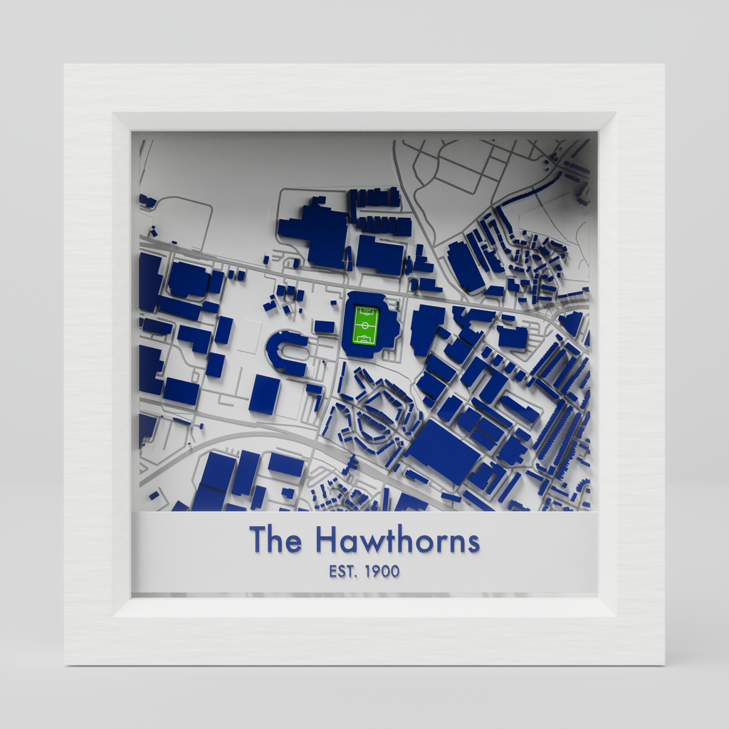 The Hawthorns Stadium 3D Football Map - West Bromwich