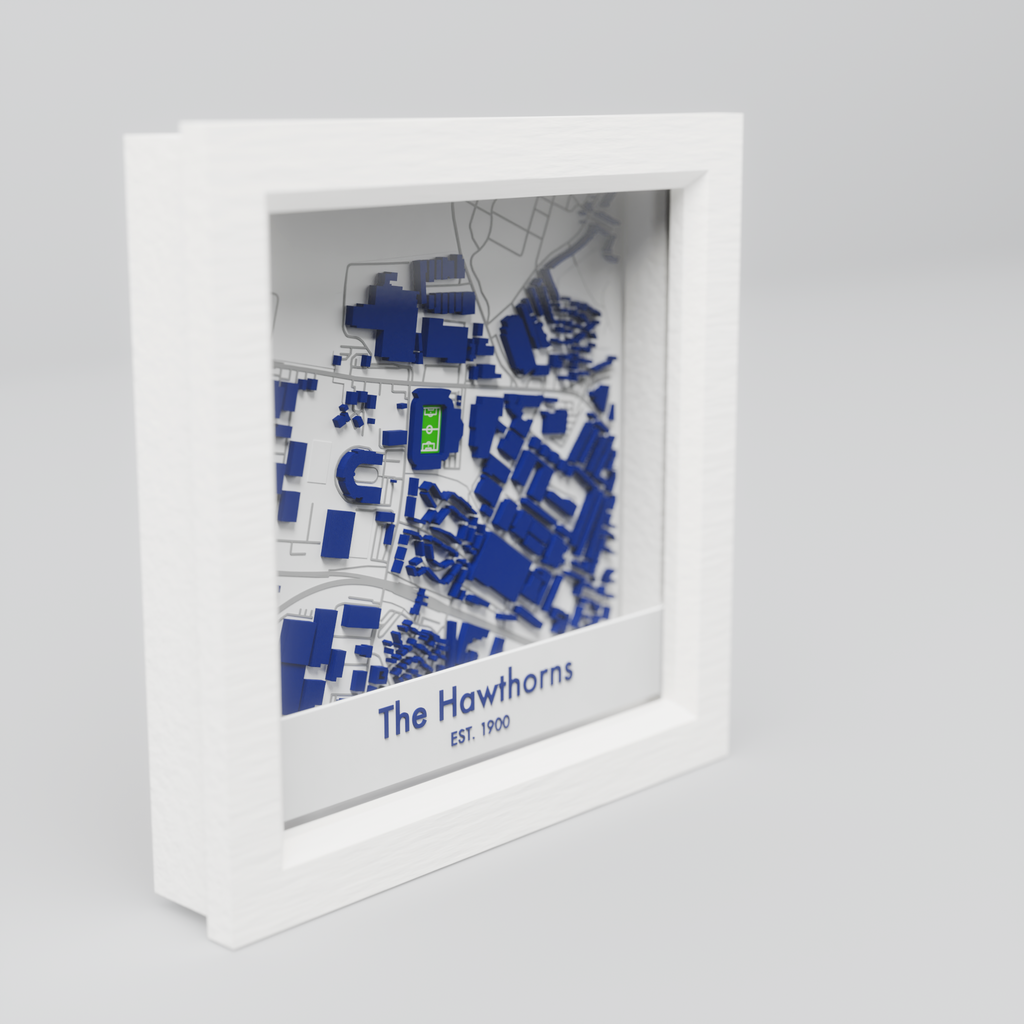 The Hawthorns Stadium 3D Football Map - West Bromwich