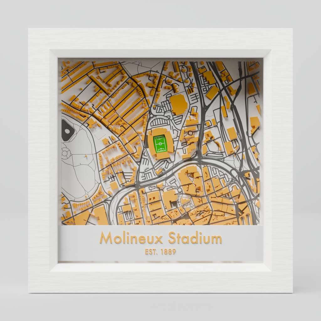 Molineux Stadium 3D Football Map - Wolverhampton